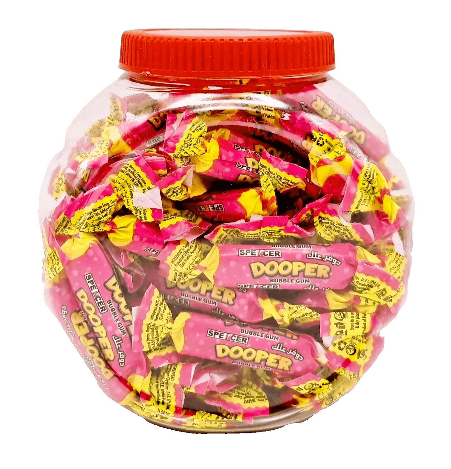 HALAL DOOPER BUBBLE GUM WITH TATTOO 70 PIECES DANPAK