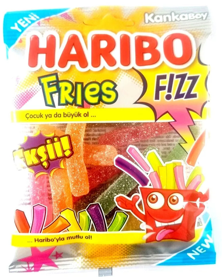 Pack of 24 Haribo Fizzy Fries