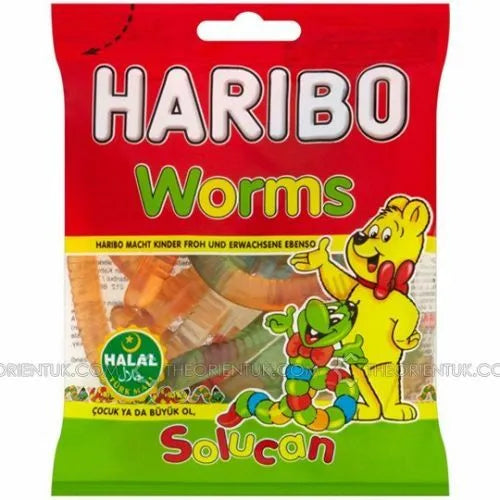 Pack of 24 Halal Haribo Worms | Aladdins Sweets