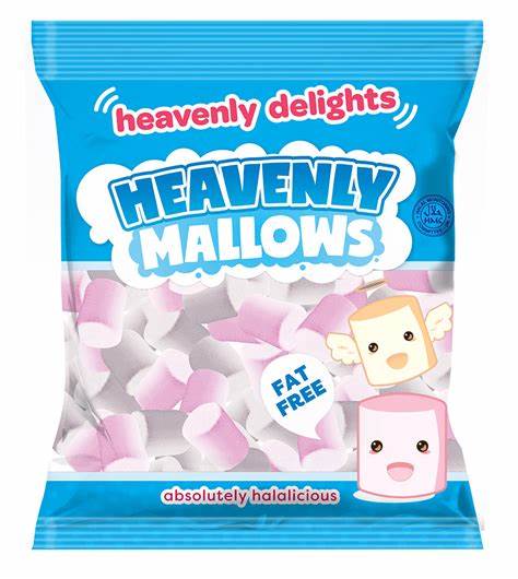 Pack of 12 Halal Heavenly Mallows Heavenly Delight Marshmallows