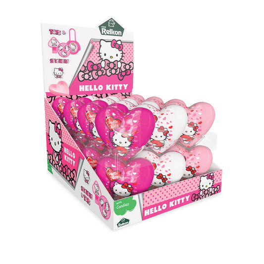 PACK OF 24 HALAL HELLO KITTY SURPRISE EGGS RELKON