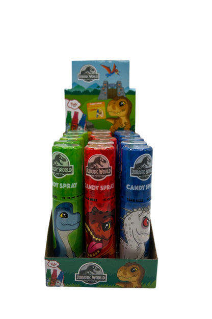 PACK OF 15 HALAL JURASSIC WORLD CANDY SPRAY 25ml