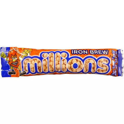 PACK OF 12 IRON BREW MILLIONS CHEW TUBES