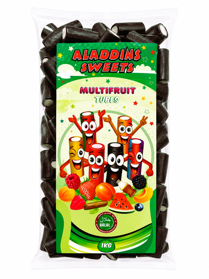 500g & 1kg Liquorice Pencil Tube Bites Retro Halal Sweets Kids Party Cones Gifts