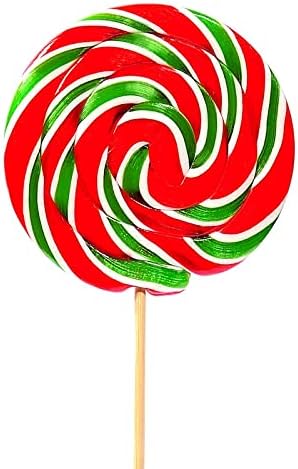 Pack of 25 Halal RonRon Lollipops Rainbow Swirly Lollies