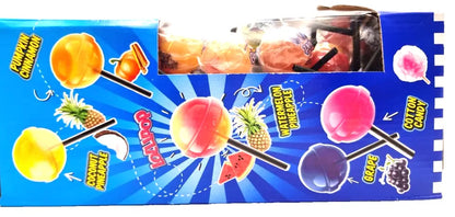 Pack of 72 Halal Bonart Lollipops Assorted Fruity Exotic Flavours