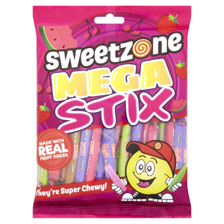 PACK OF 12 HALAL MEGA STIX SWEETZONE