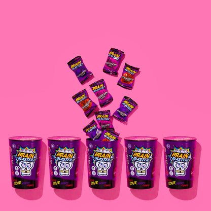 PACK OF 12 HALAL BRAIN BLASTERZ SUPER SOUR BERRY CANDY