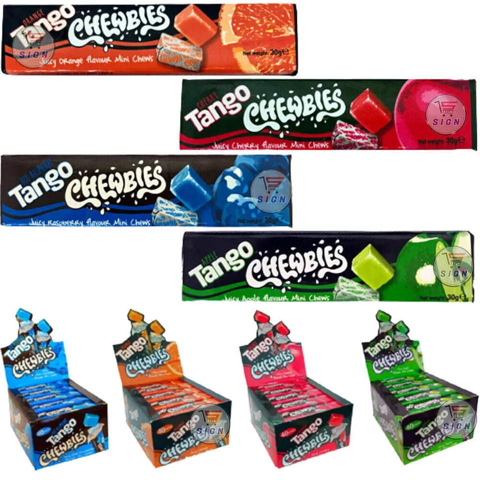 PACK OF 40 TANGO CHEWBIES MINI CHEWS SWEETS HALAL