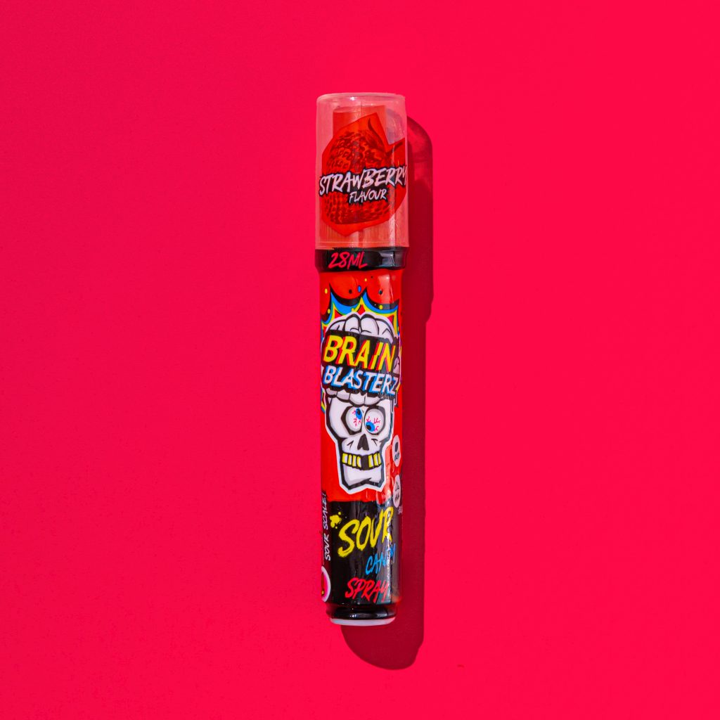 Pack of 18 Halal Sour Candy Spray Brain Blasterz