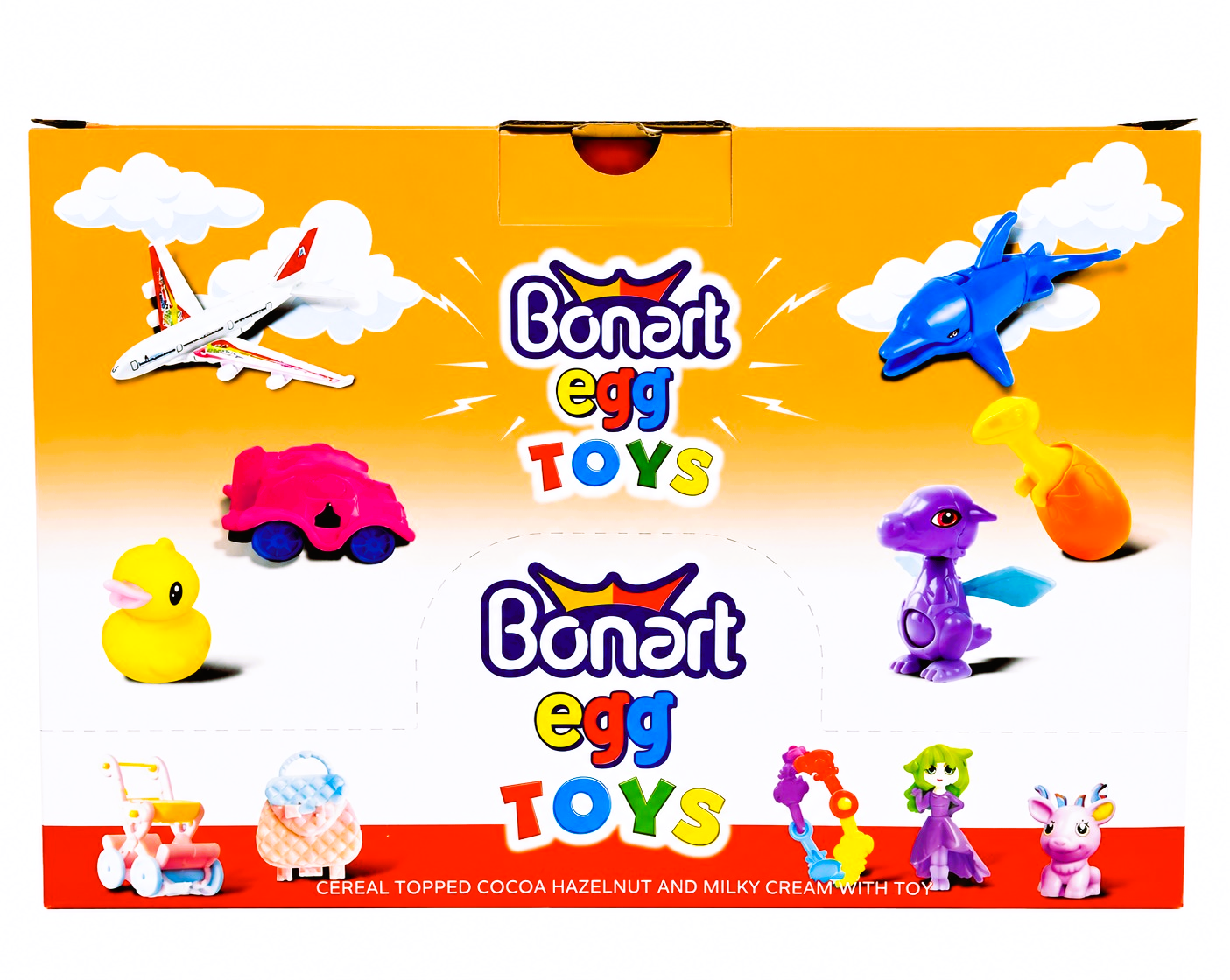 24 x Chocolate Surprise Eggs With Toy - Halal - (Kinder Style)