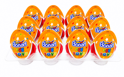 24 x Chocolate Surprise Eggs With Toy - Halal - (Kinder Style)