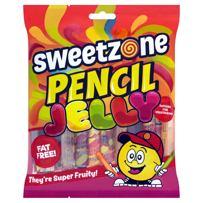 Pack of 12 Halal Pencil Jellly Sweetzone