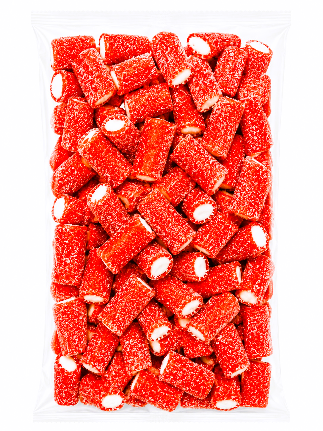 500g & 1kg Sour Strawberry Liquorice Pencil Tube Bites - Retro Halal Sweets - Kids Party Cones Gifts