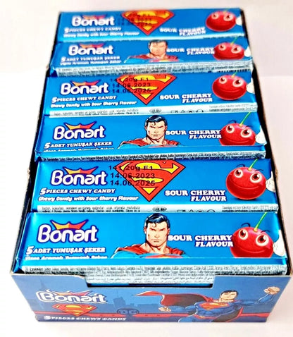 Pack of 24 Halal Bonart Super Hero Batman & Superman Chew Sweets