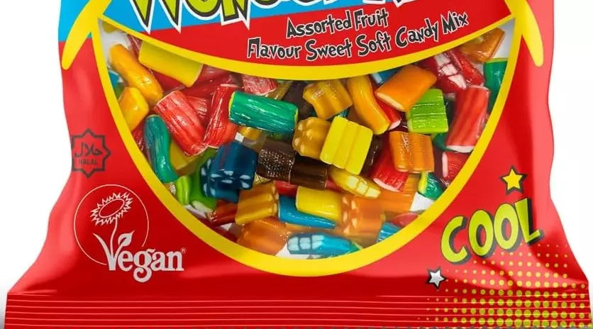 Gummyland Wonder Mix Assorted Fruit Flavour Sweet Soft Candy 500g Halal & Vegan