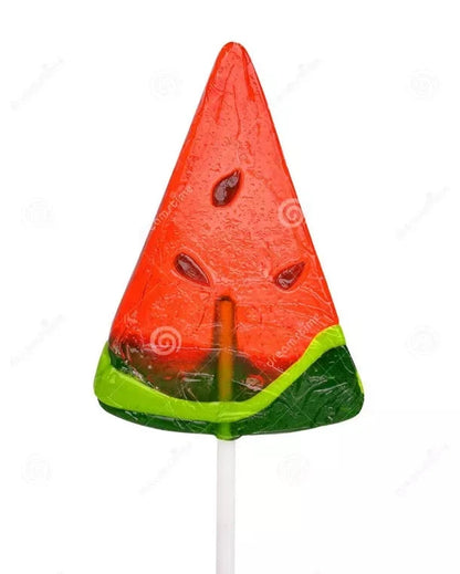 Pack of 48 Watermelon wedge shaped Jelly Lollipops 10gram