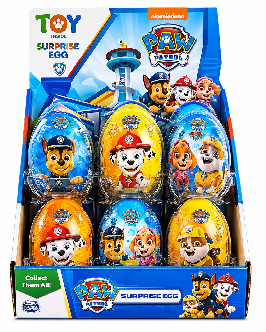 PACK OF 18 HALAL PAW PATROL SURPRISE EGGS RELKON