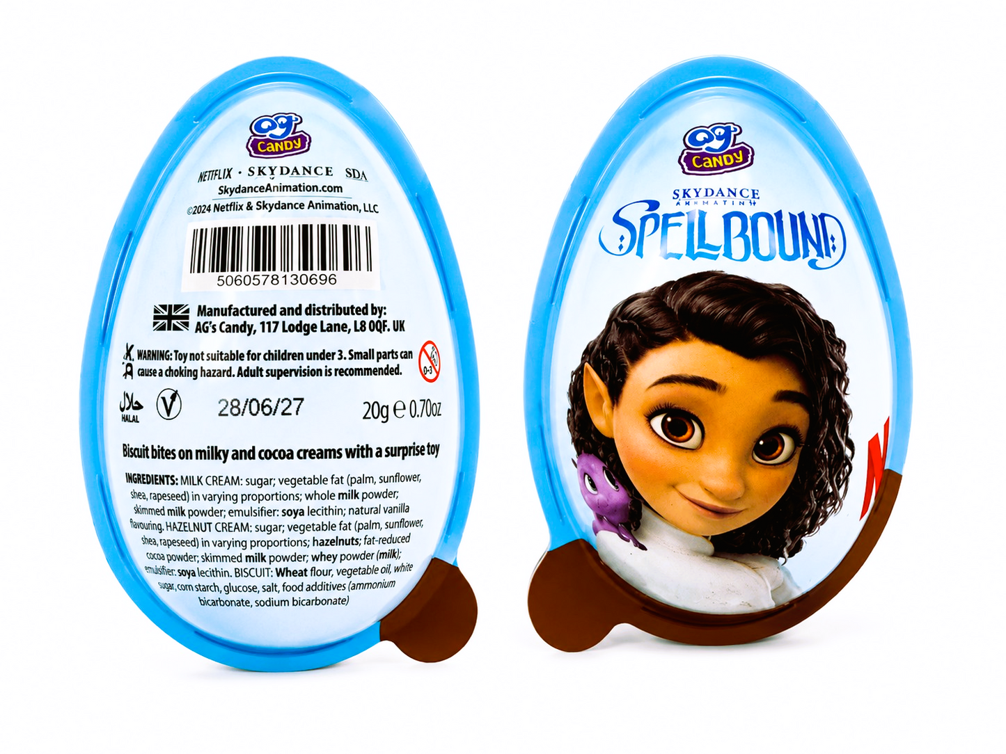 Spellbound Surprise Chocolate Eggs with Toys – Pack of 24