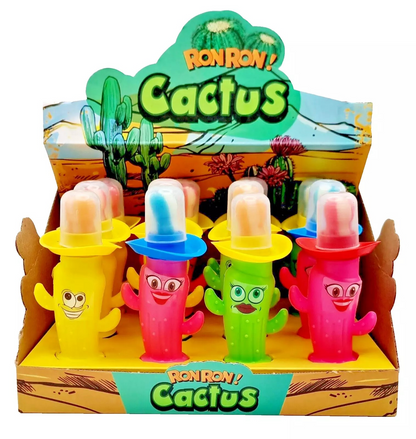 PACK OF 16 HALAL RONRON CACTUS LOLLIPOP