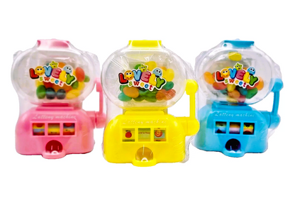 PACK OF 12 CANDY LOTTERY MACHINE TOYS