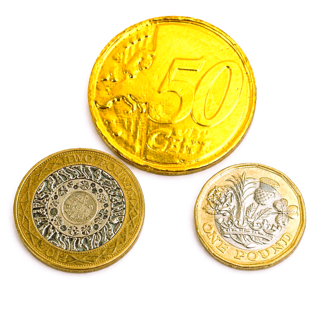 Eid Mubarak Milk Chocolate Gold Money Coins Kids Party Gift Favours