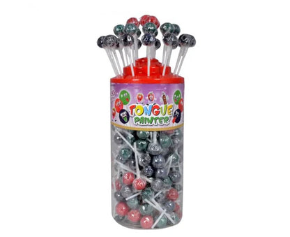 Pack of 150 Halal Confectionery World Tongue Painter Lollipop