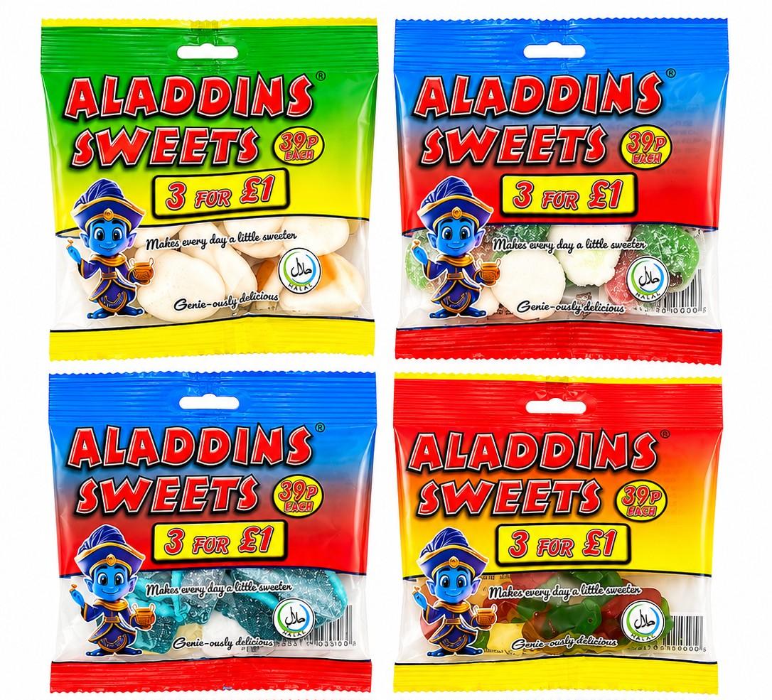 30 x 35g Bags - 3 FOR £1 ALADDINS SWEETS