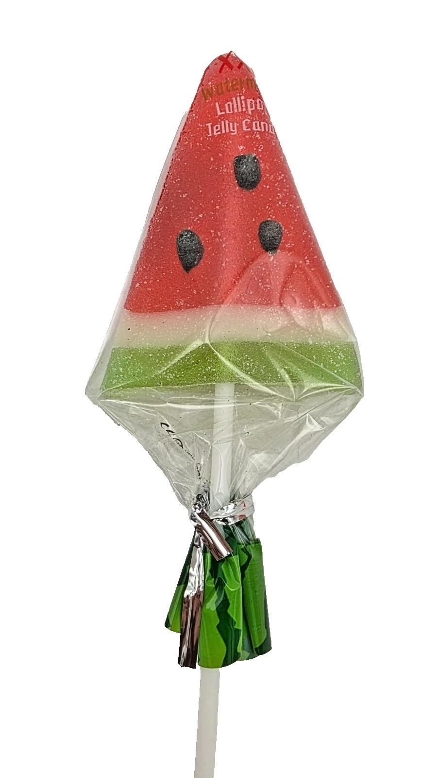 Watermelon Wedge Shaped Jelly Candy Lollipops 20g - Cake Toppers - Kids Party Bag Favours