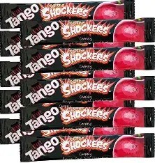 TANGO SHOCKERS  CHERRY SOUR FIZZ CHEW BARS HALAL/VEGAN
