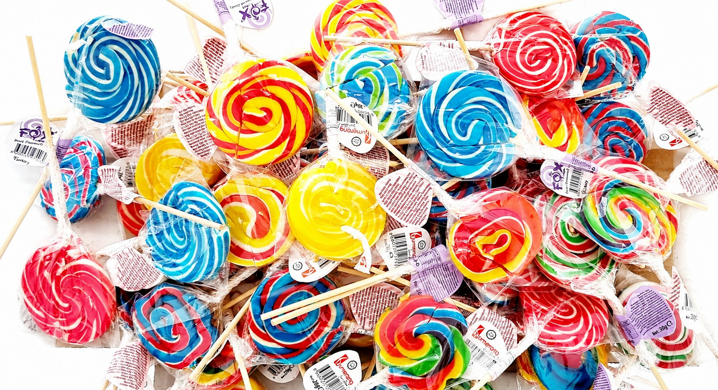 1kg Broken Lollipops Rainbow Candy Rock Sweets
