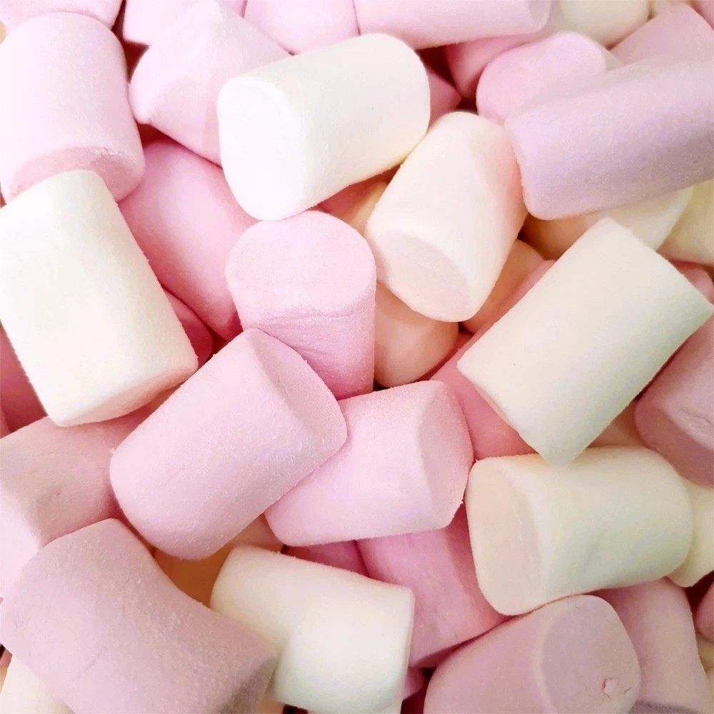 2kg Large Rainbow & Pink & White Marshmallows CLEARANCE BULK BUY BBE 07/25 Halal