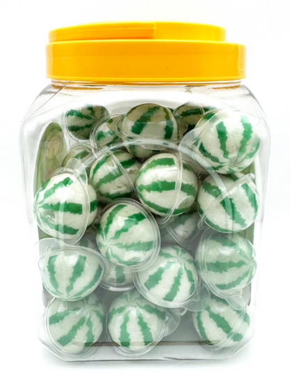 Watermelon Gummy Juicy Filled Sweets 50 x 18g Jar Halal Kids Party Bags Fillers