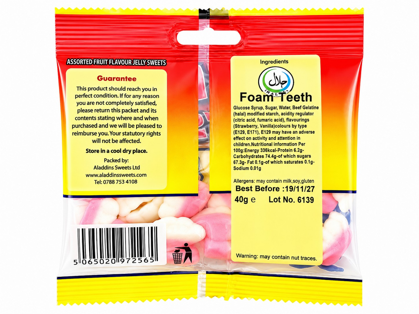 30 x 35g Bags - 3 FOR £1 ALADDINS SWEETS