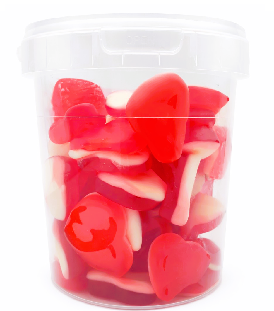 Valentines Day Jelly Red Hearts - Halal - Gummy Sweets 500g - Gifts