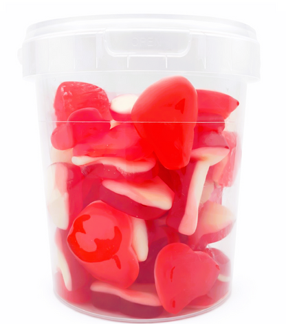 Valentines Day Jelly Red Hearts - Halal - Gummy Sweets 500g - Gifts