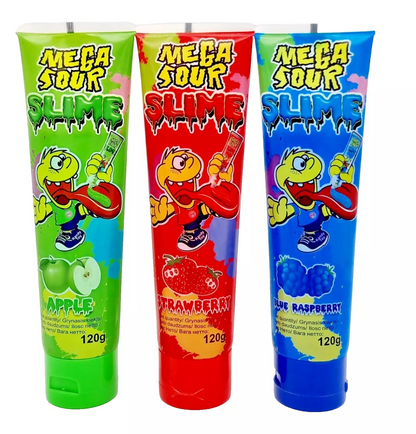 PACK OF 12 HALAL MEGA SOUR SLIME LIQUID CANDY