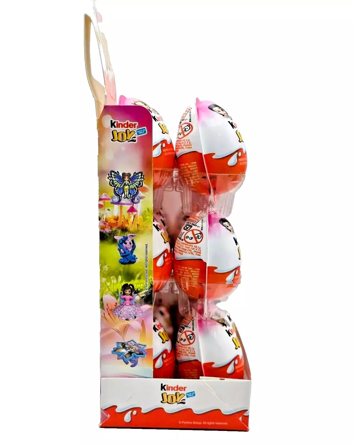 Kinder Joy Fairies World 20g (Expiry 14/06/2025) | Pack of 24 I Chocolate Surprise Egg Easter