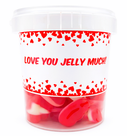 Valentines Day Jelly Red Hearts - Halal - Gummy Sweets 500g - Gifts