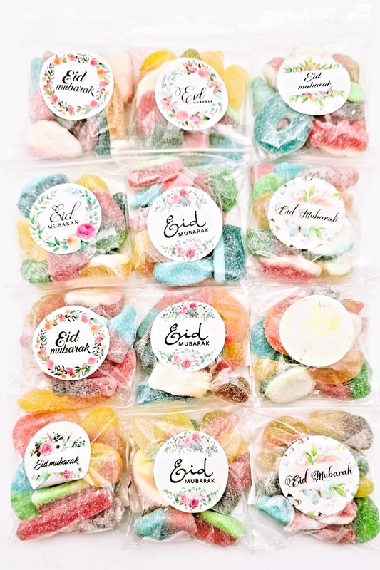 Eid Mubarak Party Bag Gift Favours – Jellies & Fizzy Pick N Mix Halal Jelly Sweets