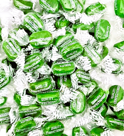 Chocolate Limes - Chocolate Filled Centre Boiled Sweets - Pick N Mix 1kg 3kg 500g Tub Candy - Choc Limes - Aladdins Sweets Bulk Buy