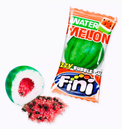 Fini Fizzy Melon Bubble Gum - Watermelon Flavour 200 Pieces