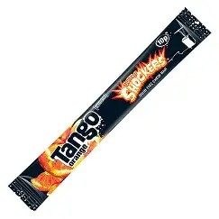 TANGO SHOCKERS ORANGE SOUR FIZZ CHEW BARS HALAL/VEGAN