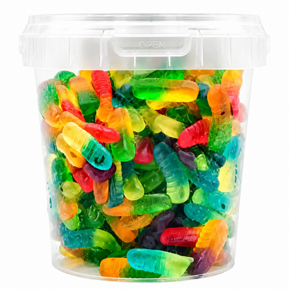 Halloween Spooky Jellies - Jelly & Fizzy Sour Sweets - 9 Flavours - 500g Tub - Halal - Aladdins Sweets