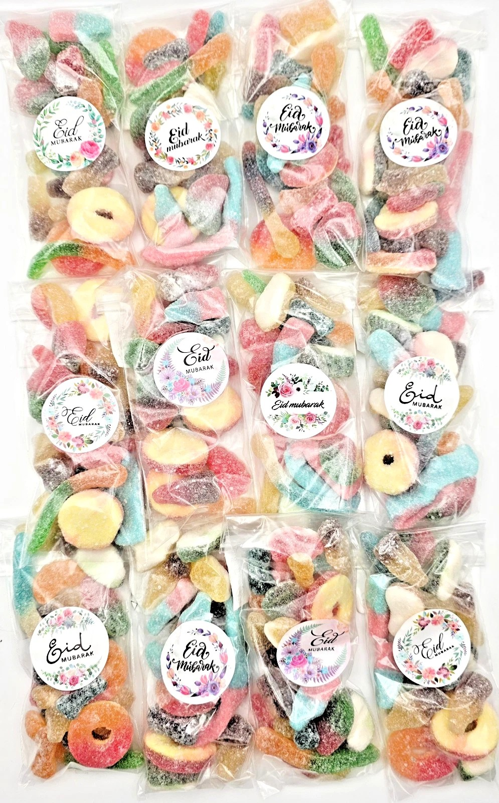Eid Mubarak Party Bag Gift Favours – Jellies & Fizzy Pick N Mix Halal Jelly Sweets