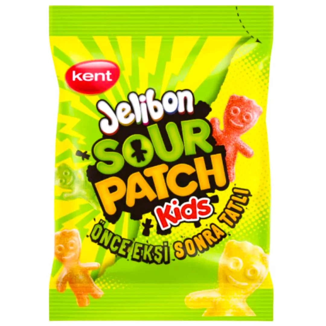 Pack of 24 Halal Kent Jelibon Sour Patch Fizz Kids