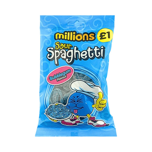 Pack of 12 Halal Millions Spaghetti Bubblegum Flavour