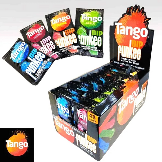 Tango Funkee Dip Sherbet & Candy Dipstick Halal Vegan BBE 09/24