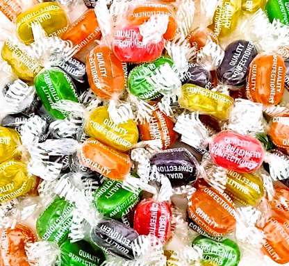 Chocolate Fruits - Chocolate Filled Centre Boiled Sweets - Pick N Mix 1kg 3kg 500g Tub Candy - Choc Fruits - Aladdins Sweets Bulk Buy