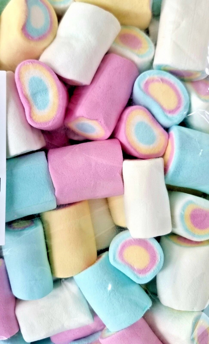 2kg Large Rainbow Marshmallows CLEARANCE BULK BUY BBE 30/07/2025 Halal